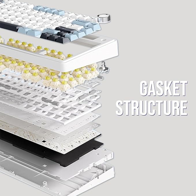 EPOMAKER x Aula F75 Gasket Mechanical Keyboard, 75% Wireless Hot Swappable - Image 6