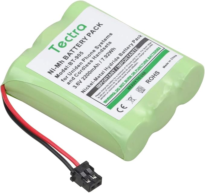 Tectra 2-Pack BT-905 Cordless Phone Battery - Image 4