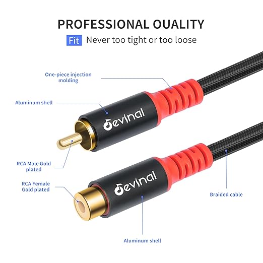 Devinal RCA Extension Cable - Image 4