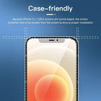 NEW'C 3 Pack Privacy for iPhone 12, iPhone 12 Pro Screen Protector, Enhanced - Image 3