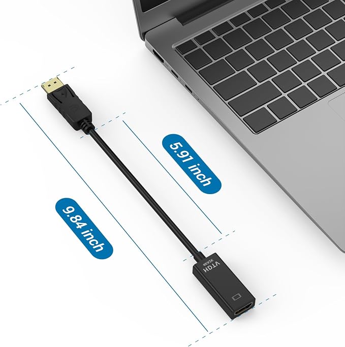Half a Dozen 4K DisplayPort to HDMI Adapter, Supports 3840x2160@30Hz - Image 3