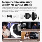 Godox ML100Bi Bi-Color LED Video Light, 120W 34300Lux@1M CRI 97+ TLCI 98+ - Image 7