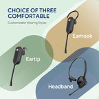 Yealink DECT Wireless Headset WH63 E2, Teams Certified, Single Ear Office - Image 4