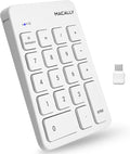Macally USB C Wireless Number Pad | Numeric Keypad by Macally