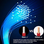 Fermerry 18 AWG Solid Core Wire Spool 25ft Each 6 Colors Flexible 18 Gauge Hook - Image 6