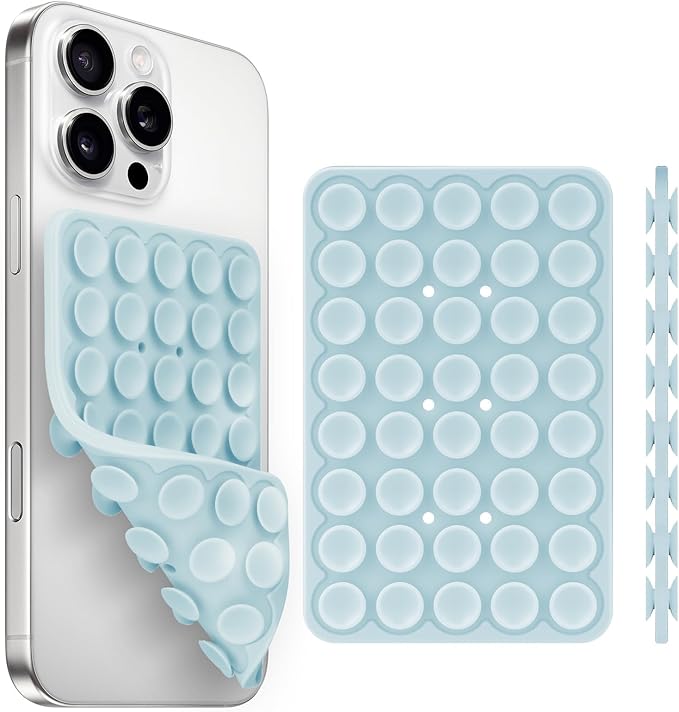 Silicone Suction Cup Phone Case Mount Double Sided, Phone Accessories by Yojaro