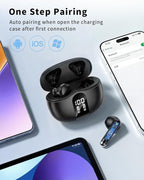 XIAOWTEK Wireless Earbuds, 2026 Bluetooth 5.4 Headphones Bass Stereo Ear Buds - Image 5