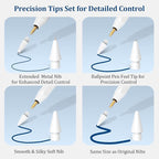 Upgraded Replacement Tips for Apple Pencil 2nd Generation/1st Gen/USB-C & Apple - Image 8