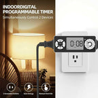 TiFFCOFiO New Digital Timer Outlet, Dial Programmable Method, Indoor Plug in - Image 6