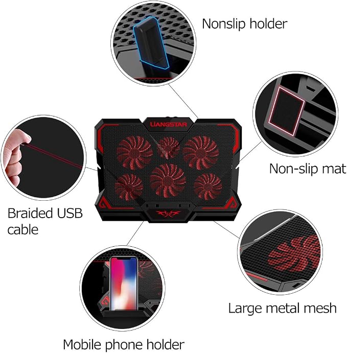 Laptop Cooling Pad, Laptop Cooler - Image 3