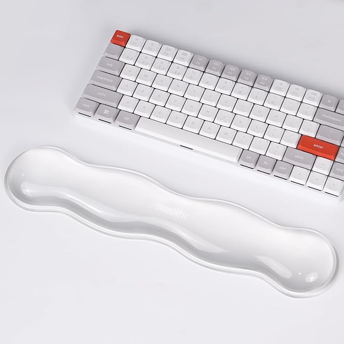 CASUCATTE-Clear Gel Wrist Rest for Keyboard by CASUCATTE