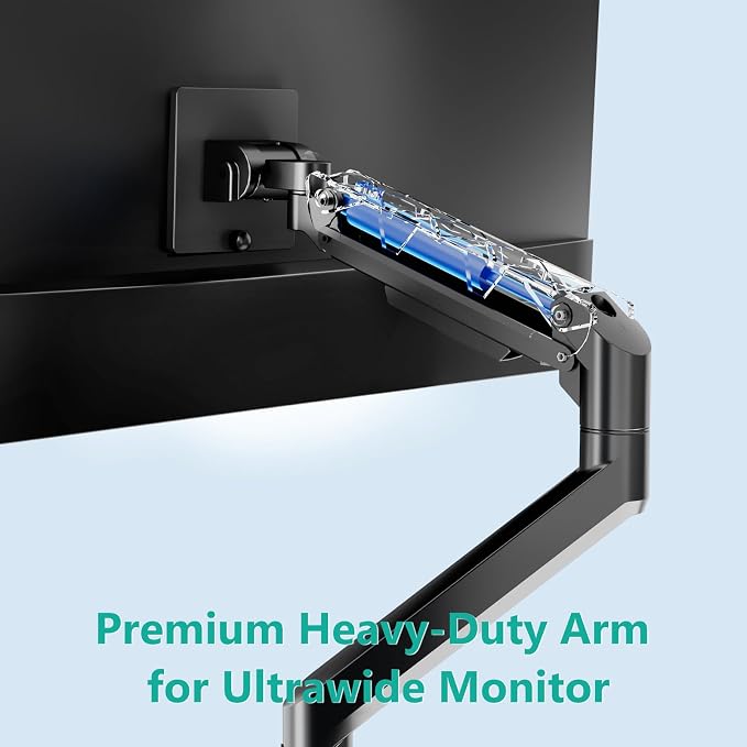 WALI Ultrawide Monitor Arm for 17 to 49 Inch Heavy Duty Curved Screens - Image 5