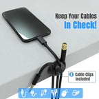 Large Cable Management Box, Cord Organizer Box to Hide Power Strip, Extension - Image 6