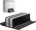 Vaydeer Double Adjustable Vertical Laptop Stand Newly Designed 2 Slots Aluminum by Vaydeer