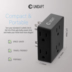 Multi Plug Outlet Splitter, Unidapt Multiple Outlets Extender Adapter - Image 3
