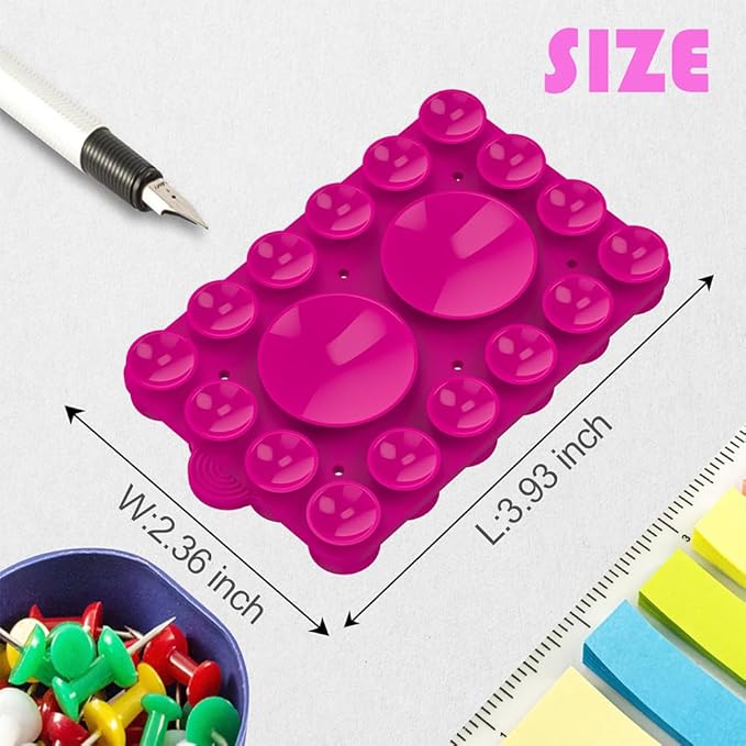 Double Sided Silicone Suction Phone Holder Mount, Compatible - Image 4