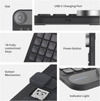 HUION Keydial Mini Bluetooth Programmable Keypad - Image 2