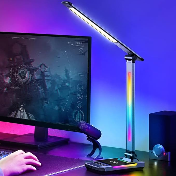 WILIT Gaming Desk Lamp, Music Sync Color Changing Rhythm Light by WILIT