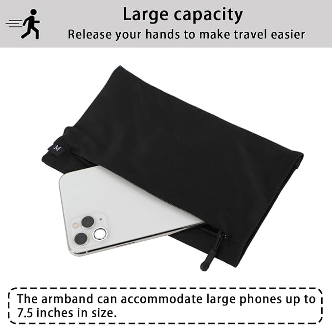 Running Phone Armband for Men Women, Universal Arm Bands for Phones Below 7.5 - Image 5