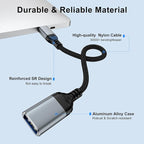 USB C to USB 3.0 Adapter, Type C Male to USB Female OTG Cable 5Gbps Data - Image 4