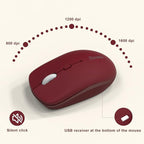 Wireless Keyboard and Mouse Combo, Full-Sized Wireless Keyboard and Adjustable - Image 7