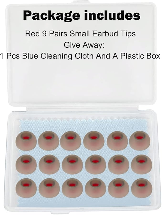 Earbud Replacement Tips Silicone Ear Bud Covers Fit Most in-Ear Earbuds - Image 2