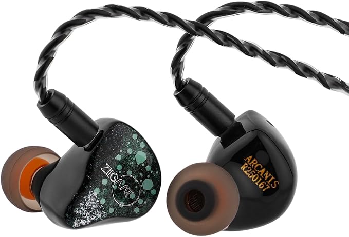 Linsoul ZiiGaat Arcanis in Ear Monitor, Professional 2DD+5BA Hybrid IEM Earphone by Linsoul