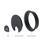 2 Pack Desk Grommet 2-1/8 Inch 53mm, Zinc Alloy Computer Desk Wire Hole Cover - Image 3