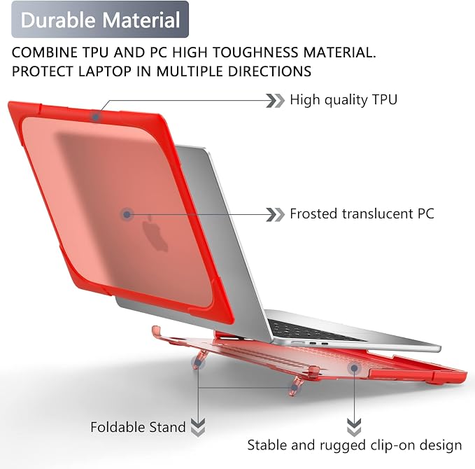 Batianda for New MacBook Air 13.6 inch Case 2025 M4 2024 2022 Release Model - Image 3