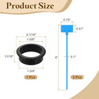 uxcell Desk Grommet, 1-3/4" Zinc Alloy Cable Hole Cover Wire Cord Organizer - Image 2