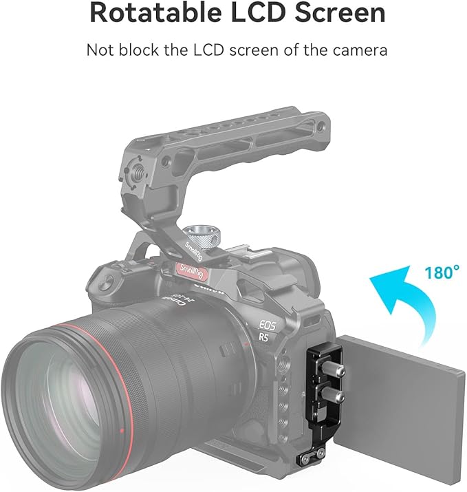 SmallRig Cable Clamp for HDMI and USB-C for Canon R5 / R6 / R5 C Cage 2982/3464 - Image 8