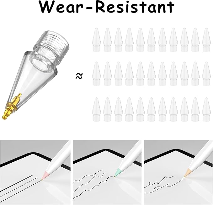 6 Pack Fine Point Replacement Tips Compatible - Image 4