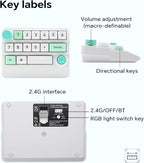 Adventurers W909 Wireless RGB Mechanical Numeric Keypad, Hot-Swappable - Image 9