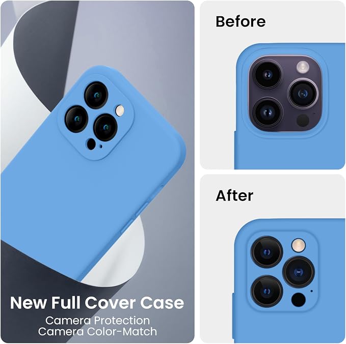 FireNova for iPhone 14 Pro Case, Silicone Upgraded Phone Case with, Soft - Image 3