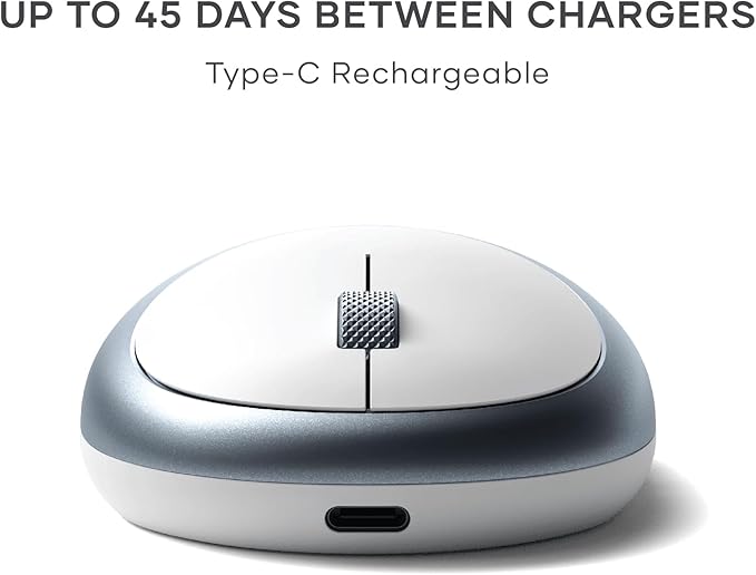 Satechi M1 Wireless Bluetooth Mouse, USB-C Rechargeable, Compact & Portable - Image 4