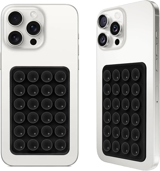 2PCS Silicone Suction Phone Case Mount, Non Slip Suction Cup, Hands-Free Phone by Giumel