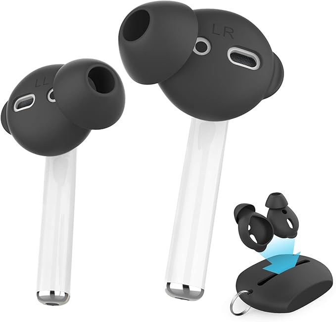 AhaStyle 3 Pairs AirPods Ear Tips Silicone Earbuds Cover Compatible by AHASTYLE