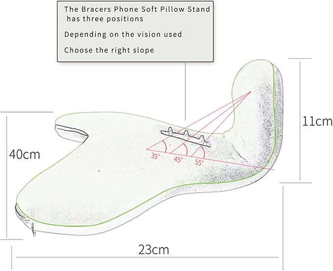 Soft Pillow for ipads, Universal ipad Tablet Reading Stand Pillow Holder as - Image 6