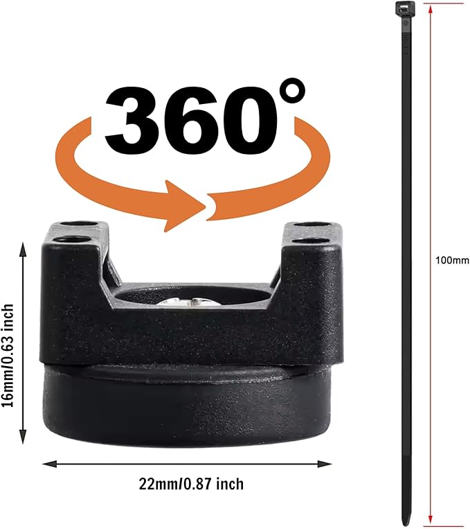 15Pcs Magnetic Cable Clips Zip Tie Mount Base, Cable Ties Holder, Electrical - Image 3