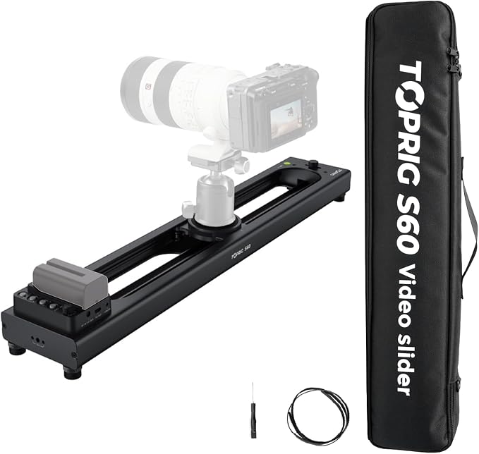 Accsoon Toprig S60 Motorized Camera Slider App Wireless Control Carbon Fiber by Accsoon