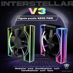 Jungle Leopard Interstellar V3 120mm PC Case Fan Infinity Mirror Module - Image 2