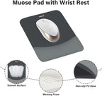 MOSISO Wrist Rest Support for Mouse Pad&Keyboard Set, Rectangular Ergonomic - Image 3