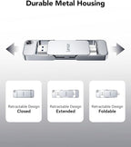 Lexar D70E 2TB Dual Drive External SSD, Durable Metal Housing Design, - Image 5