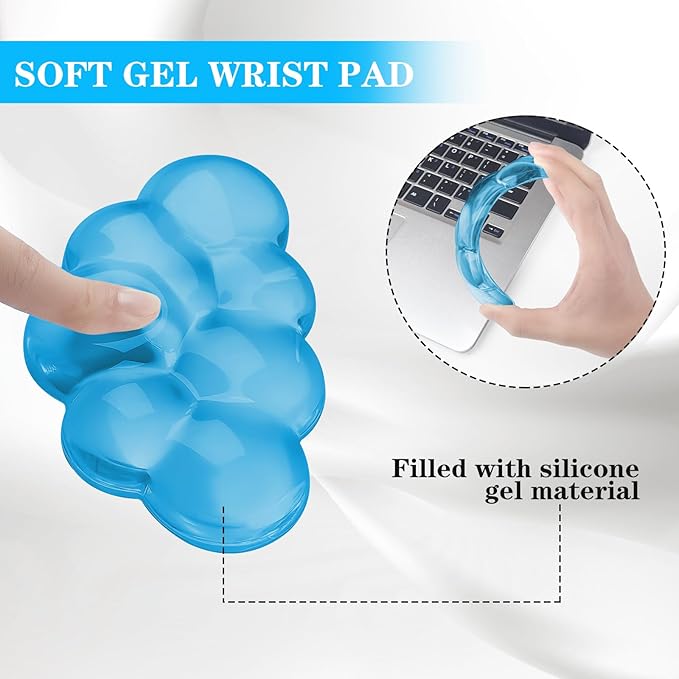 Gel Cloud Mouse Wrist Rest, Cute Wrist Support and Arm Support - Image 3