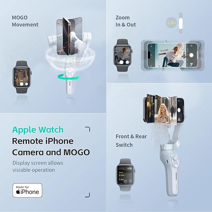 Only for iPhone, MOGO Gimbal Stabilizer - Image 8