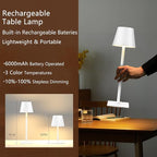 Cordless Table Lamp Rechargeable Lamps: 6000mAh Battery Operated Table Lamp - Image 3