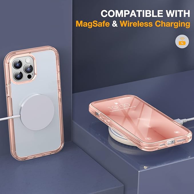 Miracase Glass Case for iPhone 13 Pro Max 6.7 inch, Upgrade Full-Body Clear - Image 6