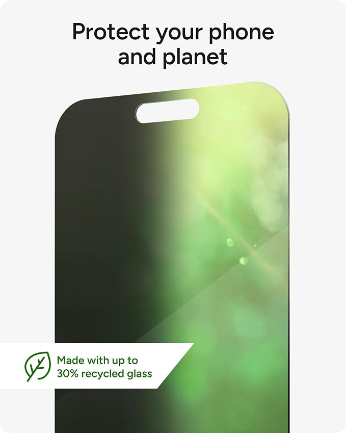ZAGG InvisibleShield Glass Elite Privacy iPhone 15 Pro Screen Protector - Image 9
