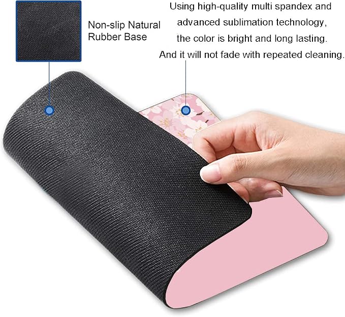 Mouse Pad, Premium-Textured Mouse Mat, Non-Slip Rubber Base Mousepad - Image 2