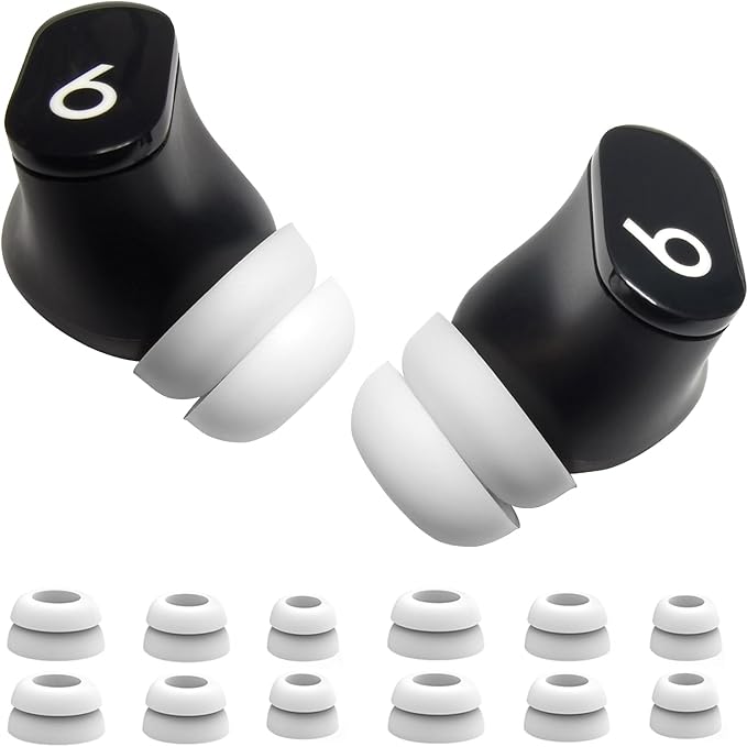 Double Flange Earbud Tips for Beats Studio Buds Replacement Cover Ear Tips for by EarbudsTipsAccessories